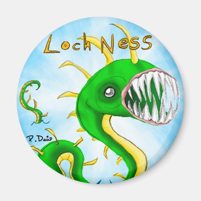 Loch Ness Monster Magnet (Framsidan)