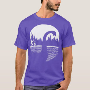 Loch Ness Monster och utomjording T Shirt