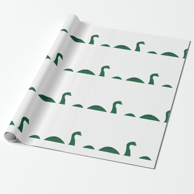 Loch Ness Monster Presentpapper (Utrullad)