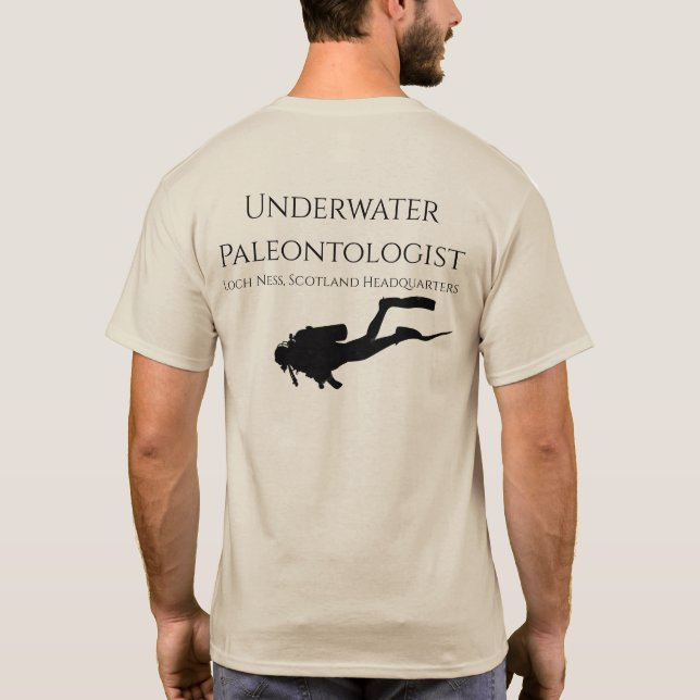 Loch Ness Monster T-Shirt (Baksida)