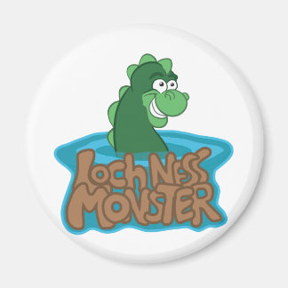 Loch Ness Monster Tecknad Magnet