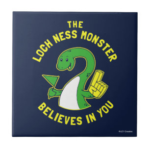 Loch Ness Monster Tro i dig Kakelplatta