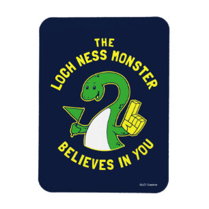 Loch Ness Monster Tro i dig Magnet