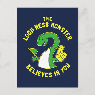 Loch Ness Monster Tro i dig Vykort