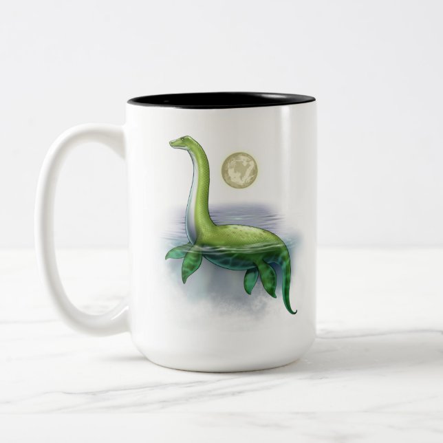 Loch Ness Monster Två-Tonad Mugg (Vänster)