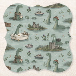 Loch Ness-monster Underlägg Papper