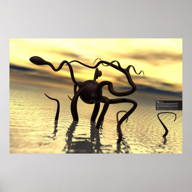 Loch Ness Monster! (vatten monster) Poster (Framsidan)