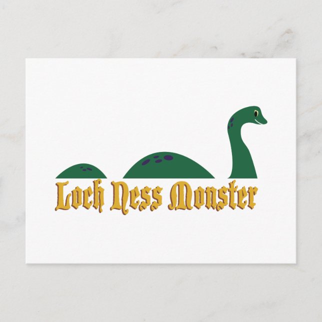 Loch Ness Monster Vykort (Framsida)