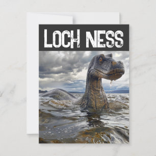 LOCH NESS MONSTER-vykort Vykort