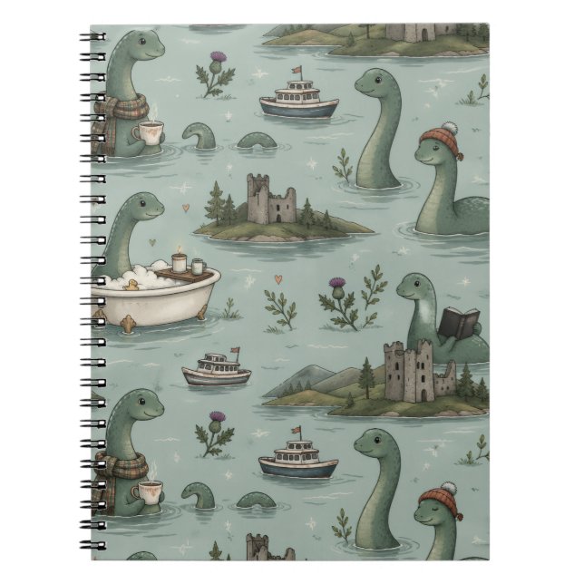 Loch Ness-monstret  Anteckningsbok (Framsidan)
