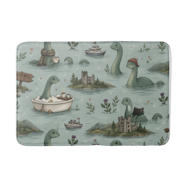 Loch Ness-monstret  Badrumsmatta (Framsidan)