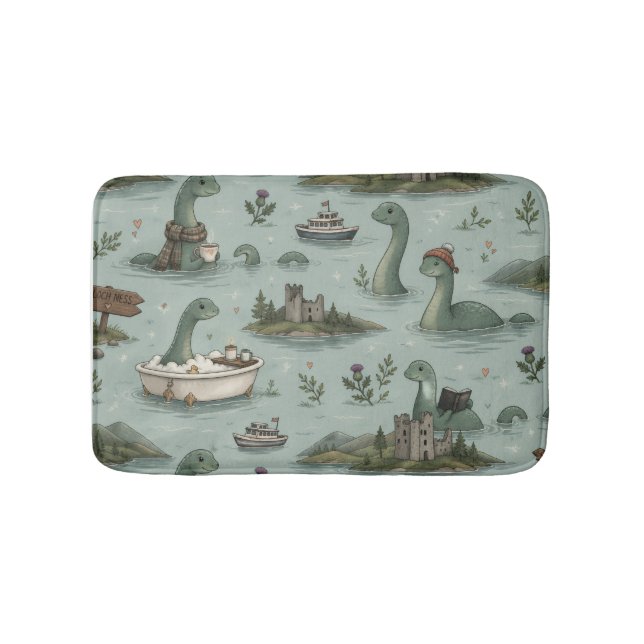 Loch Ness-monstret  Badrumsmatta (Framsidan)