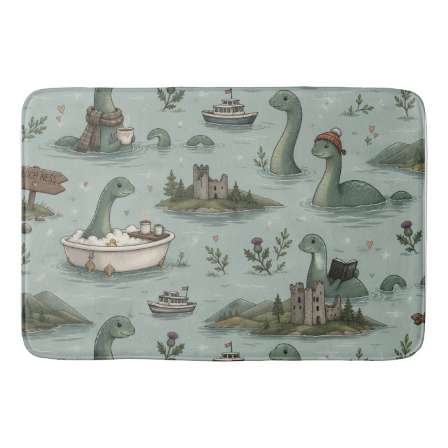 Loch Ness-monstret  Badrumsmatta (Framsidan)