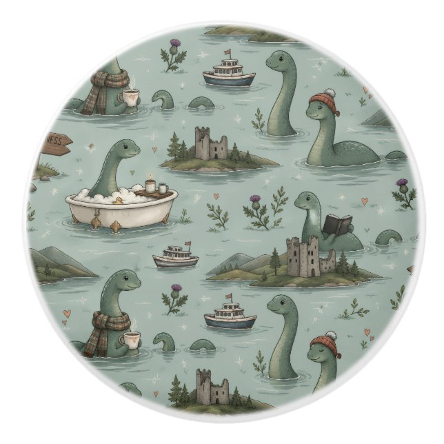 Loch Ness-monstret  Knopp (Framsidan)