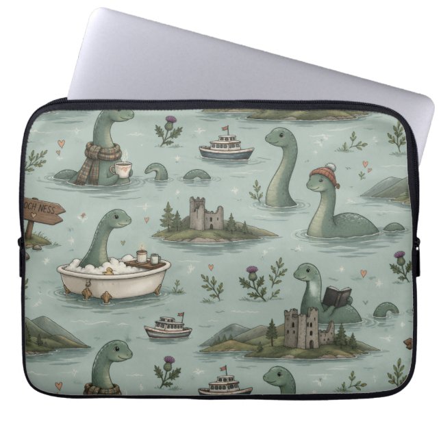 Loch Ness-monstret  Laptop Fodral (Framsidan)