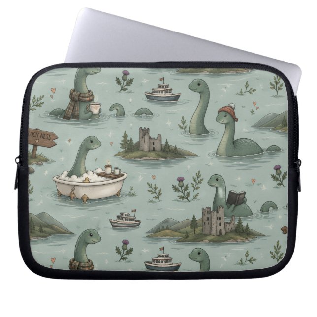 Loch Ness-monstret  Laptop Fodral (Framsidan)
