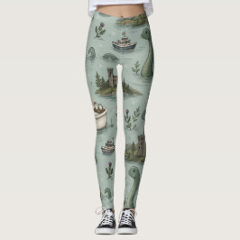Loch Ness-monstret Leggings