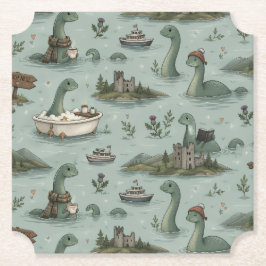 Loch Ness-monstret Underlägg Papper
