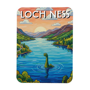 Loch Ness Nessie Resor Magnet