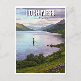 Loch Ness Nessie Travel Vykort