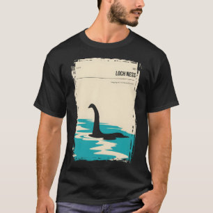 Loch Ness Scotland Cryptid Bok Cover Poster T Shirt