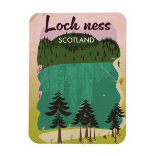 Loch Ness Skottland Magnet