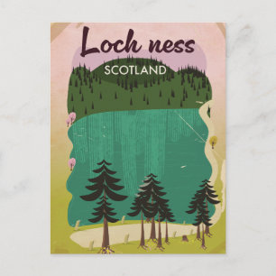Loch Ness Skottland Vykort