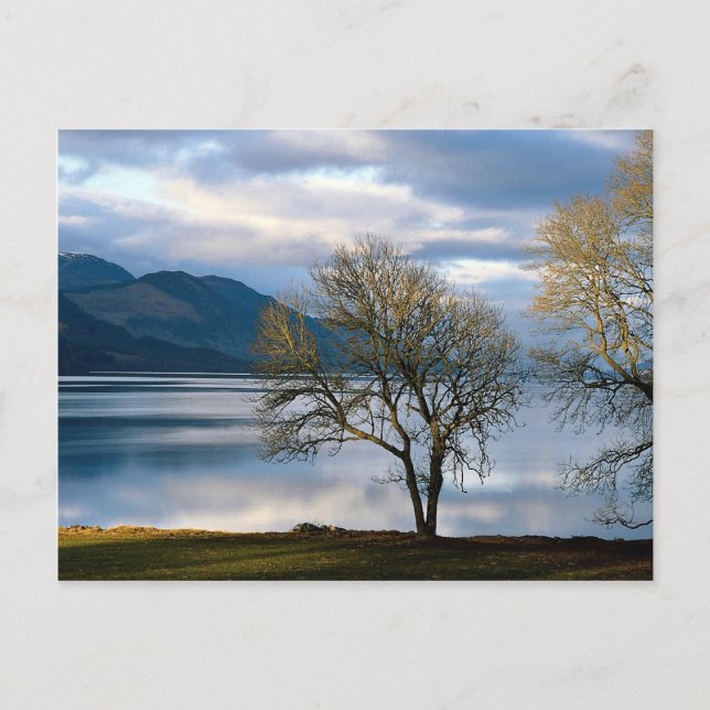 Loch Ness Skottland Vykort (Framsida)