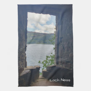 Loch Ness synt från Urquhart Castle Kökshandduk