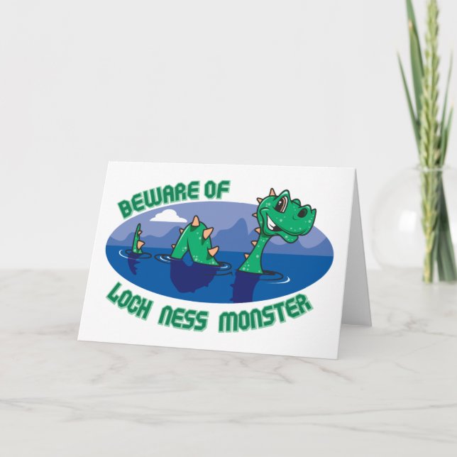 Loch Nessmonster Kort (Framsida)