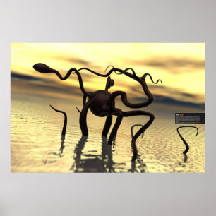 Loch Nessmonster! (vattenmonster) Poster
