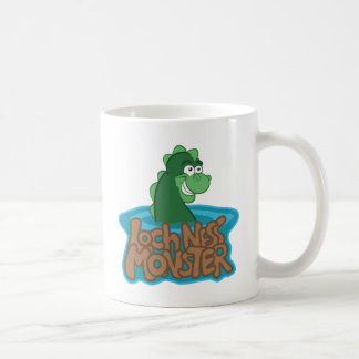 Loch Nessmonstertecknad Kaffemugg