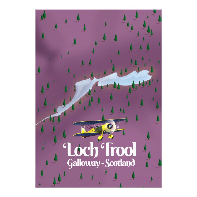 loch trool, Galloway, Skottland Reskarta Fototryck (Framsidan)