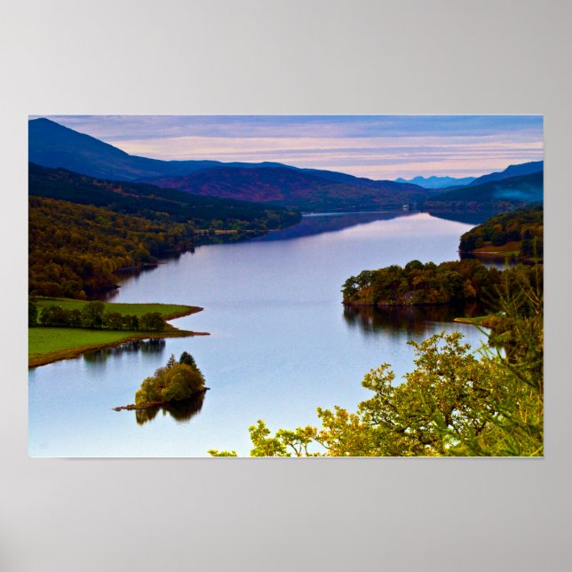 Loch Tummel, Queen's View Affisch (Framsidan)