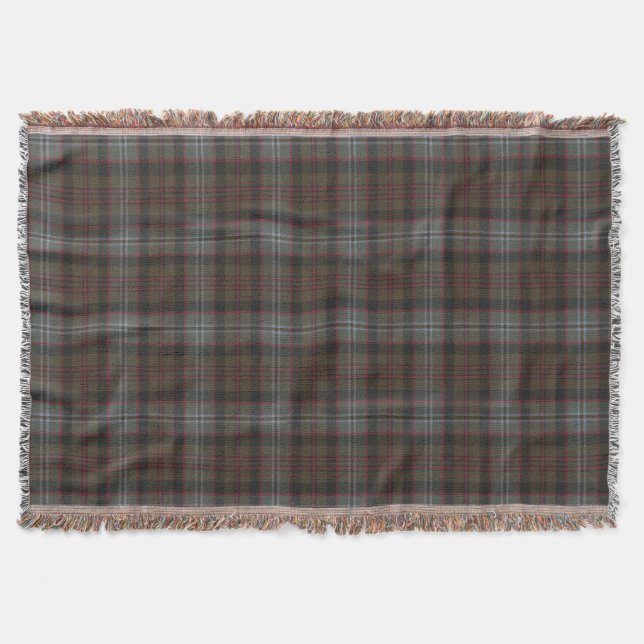 Lochaber Klan Original Scottish Tartan Mysfilt (Framsidan)