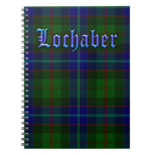 Lochaber områdesTartan Anteckningsbok