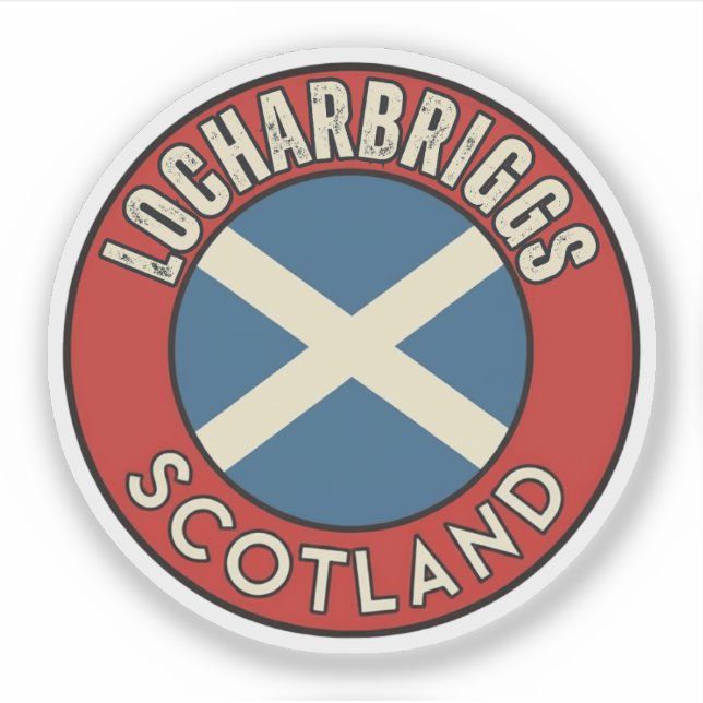 Locharbriggs, Skottland Klistermärken (Framsida)