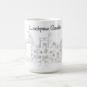 Lochnaw slott Skottland Kaffemugg