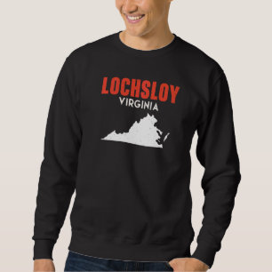 Lochsloy Washington USA Stat Amerika Resa Washi Lång Ärmad Tröja