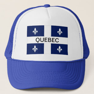 Lock för boll för Quebec landskapflagga Truckerkeps