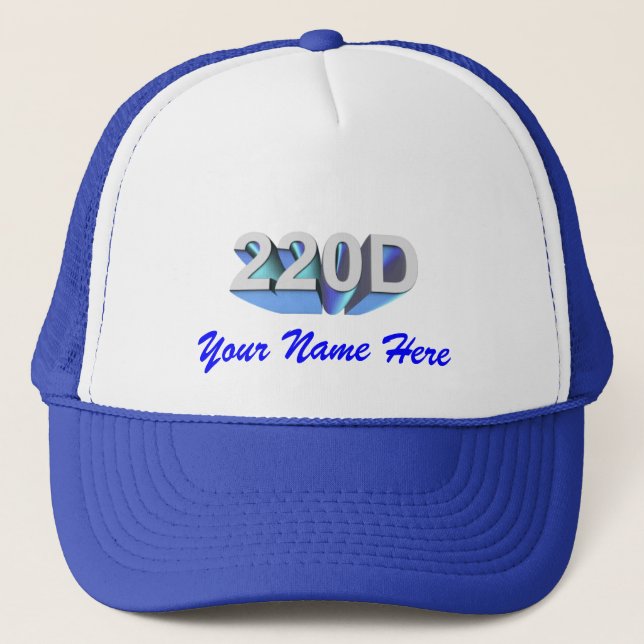 Lock för Mercedes Benz 220D Truckerkeps (Framsida)