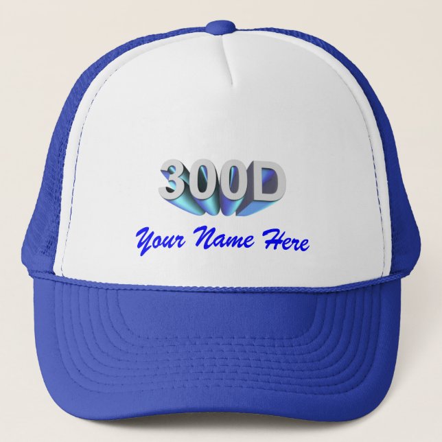 Lock för Mercedes Benz 300D Truckerkeps (Framsida)