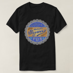 Lock för ölflaska för bryggeriPubpersonlig Tee Shirt