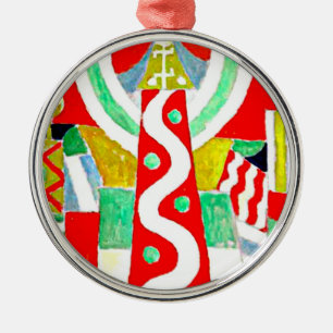 Lock, grafik av Marsden Hartley Julgransprydnad Metall