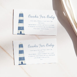 Lock Nautical Baby Shower Tilläggskort