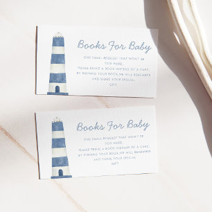 Lock Nautical Baby Shower Tilläggskort