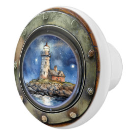 Lock, nautisk porthole-fack knopp