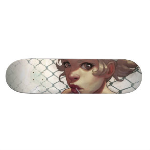 Lock Old School Skateboard Bräda 21,6 Cm