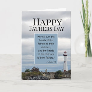 Lock Scripture Christian Fars dag Card Kort