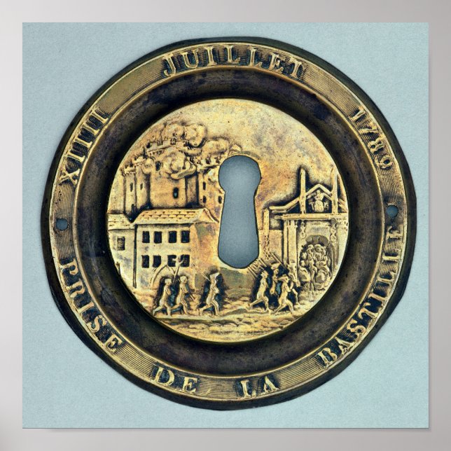 Lock som skildrar belägringen av Bastille Poster (Framsidan)